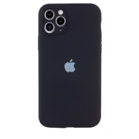 Чехол Silicone Case Full Camera для iPhone 11 Pro Max Black
